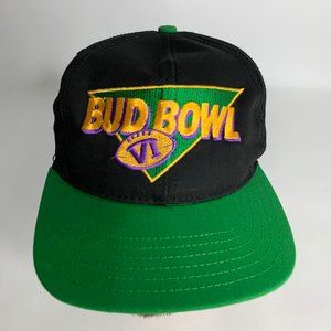 Bud Bowl VI Budweiser Snap Back Cap Hat Football